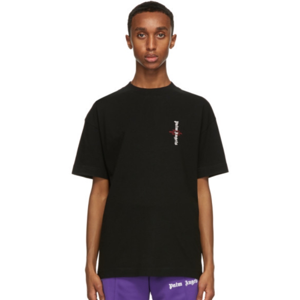 NWT Palm Angels Black Statement T-Shirt